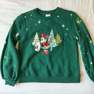 Disneyland holiday fleece sweatshirt